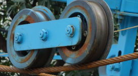 猴車(chē)托繩輪組